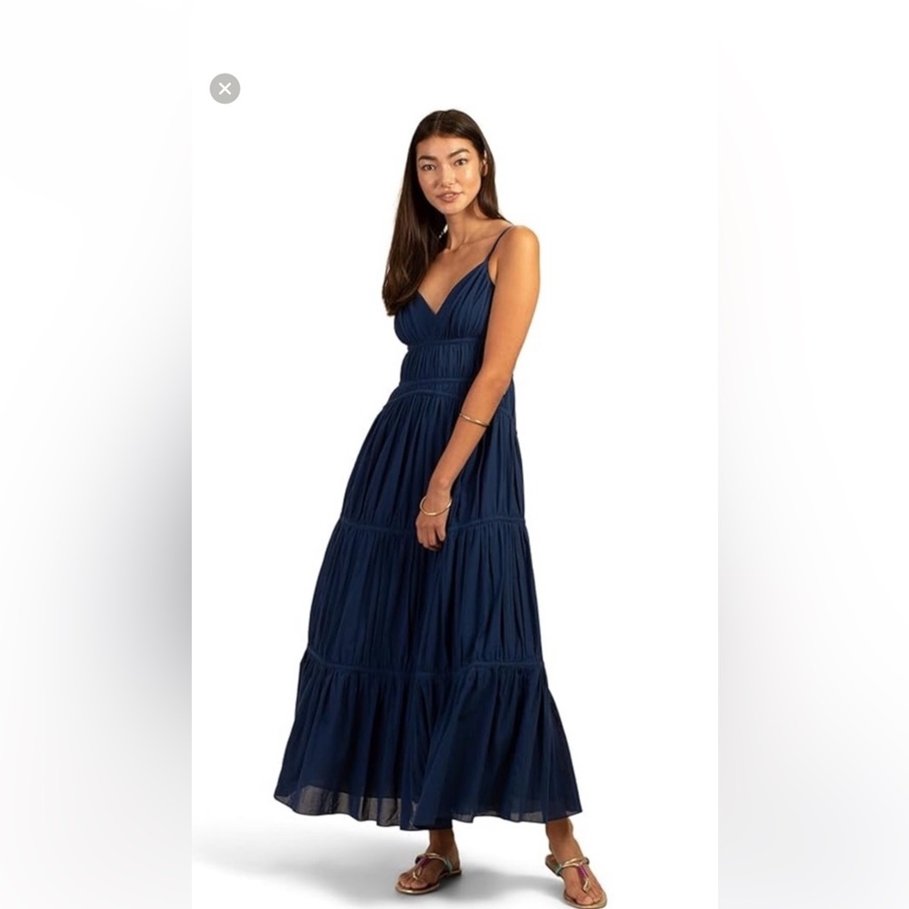 Trina Turk Gemma Dark Blue Maxie Dress